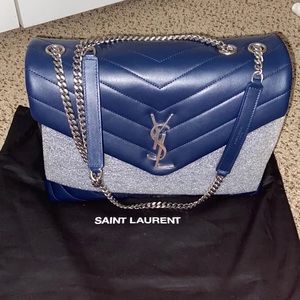 Saint Laurent Medium LouLou Calfskin Leather bag